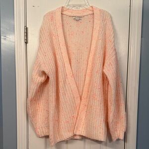 ❤️ 5/$25 American Eagle Outfitters Pink Speckled Cardigan - sz S